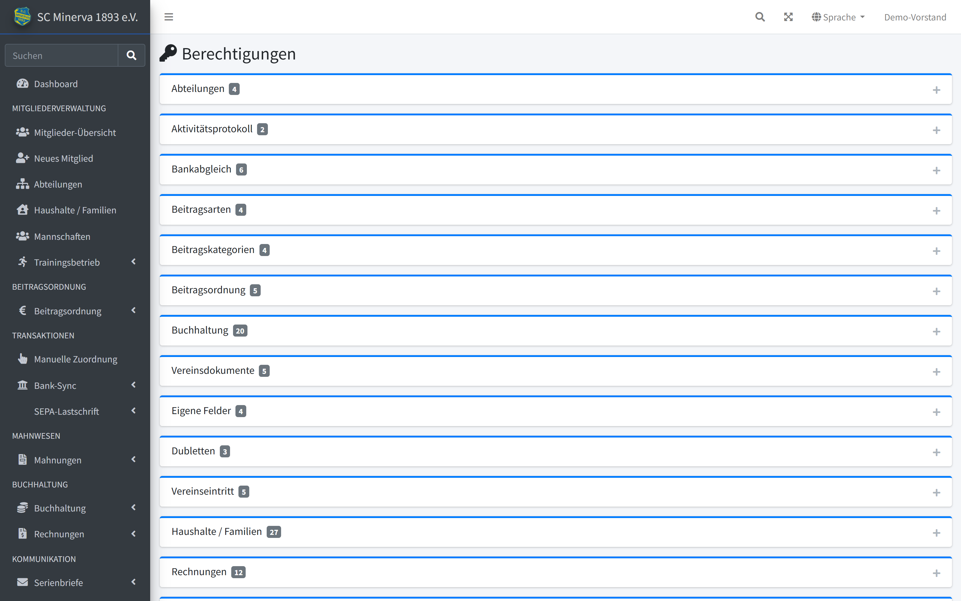 Berechtigungen