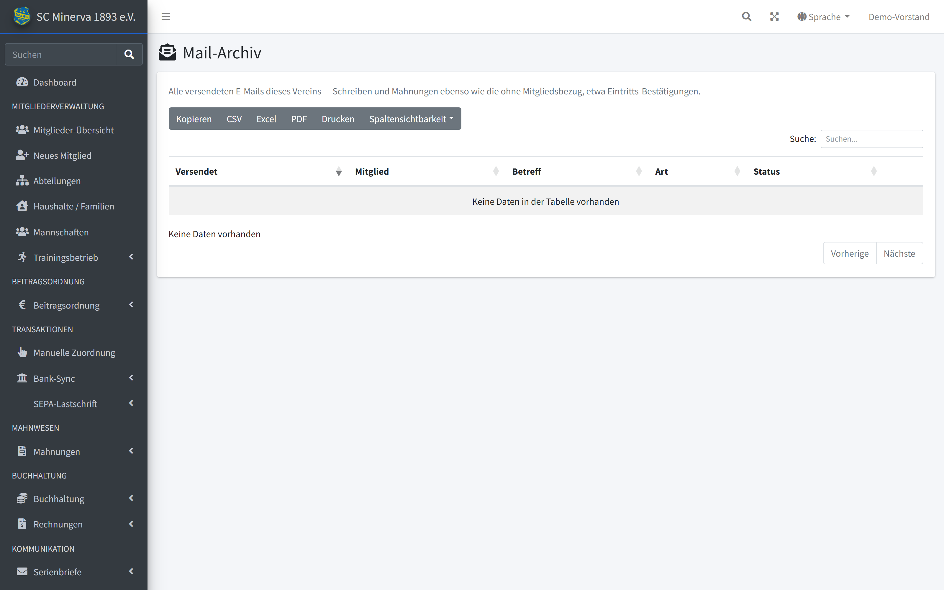 Mail-Archiv